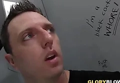 Dolly Leigh Takes Big Black Cock At A Gloryhole