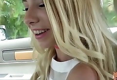 Kenzie Reeves fucks a stranger in public for a ride