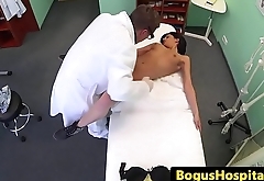 Real eurobabe fucked by her doctor