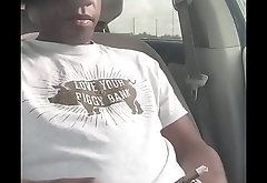 Ebony smoking cumshot nutt in black from freaky nasty thug gangsta